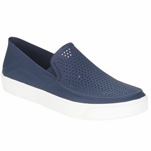 Men’s navy CitiLane Roka Slip-On crocs